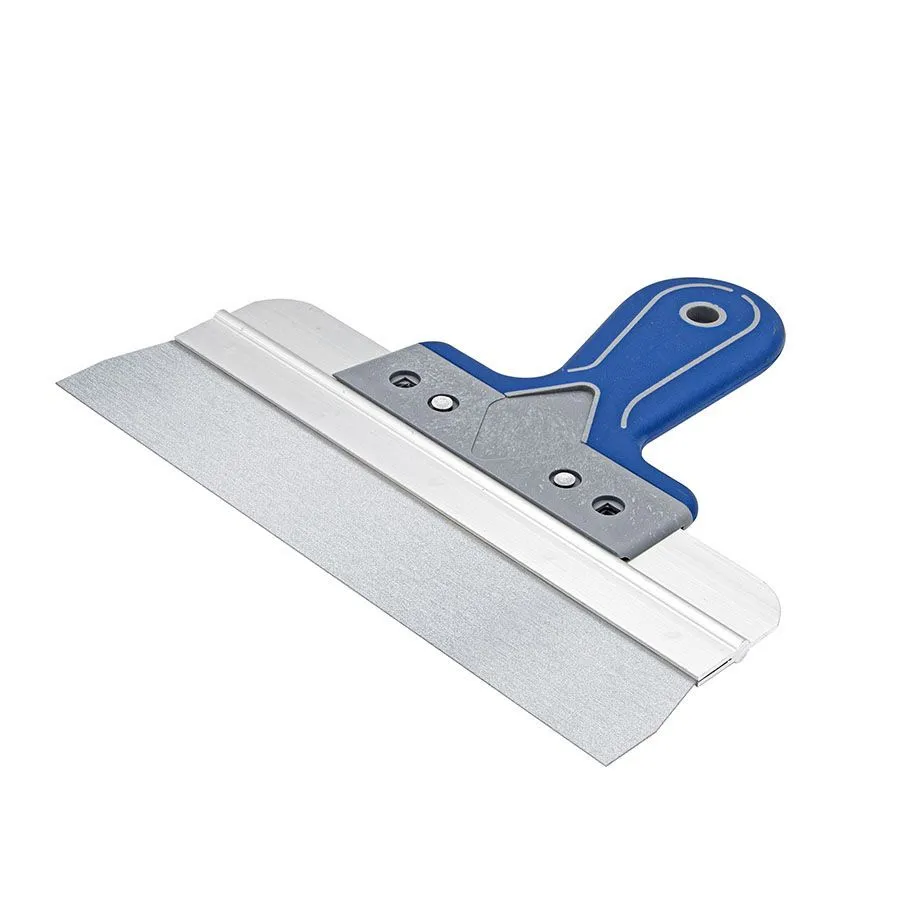 Шпатель фасадный прямой, нержавеющая сталь 0,6мм, двухкомпонентная литая рукоятка, 250мм 12-9-025