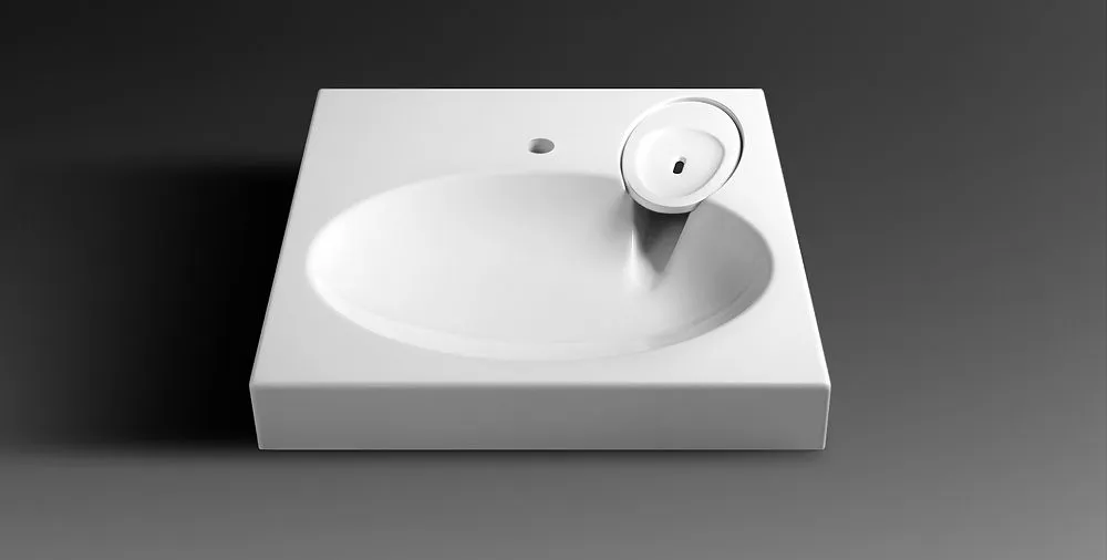 Умывальник на стиральную маш IDEA - SET IDS-600 белый