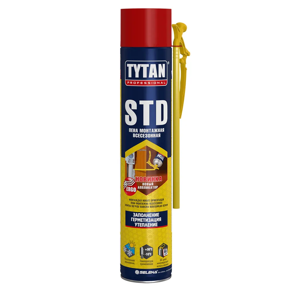 TYTAN Professional СТД Пена монтажная всесезонная 750 мл