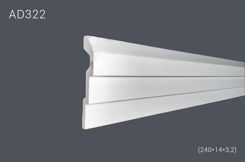 Декор профиль AD322 240х14х3,2см (18) выводной
