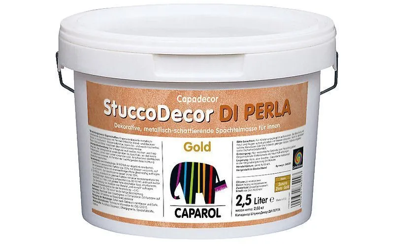 Материал лакокрасочный декоративный Capadecor Stucco Di Perla Silber 1.25л