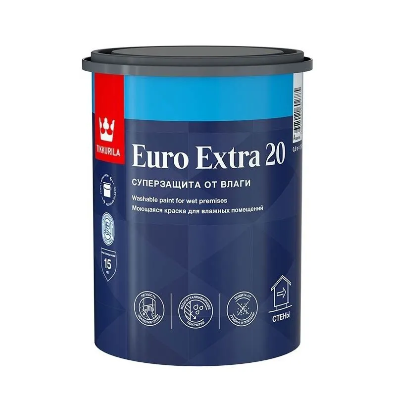 EURO EXTRA 20 "A"  2,5л Краска для влажных помещений полуматовая 710027885