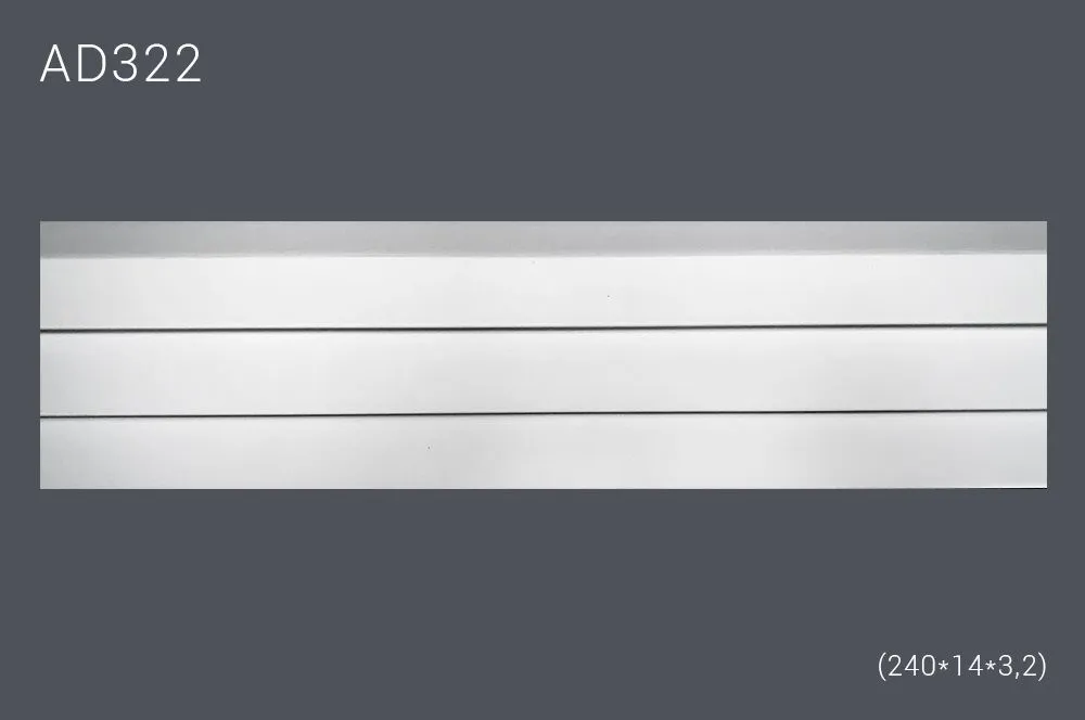 Декор профиль AD322 240х14х3,2см (18) выводной