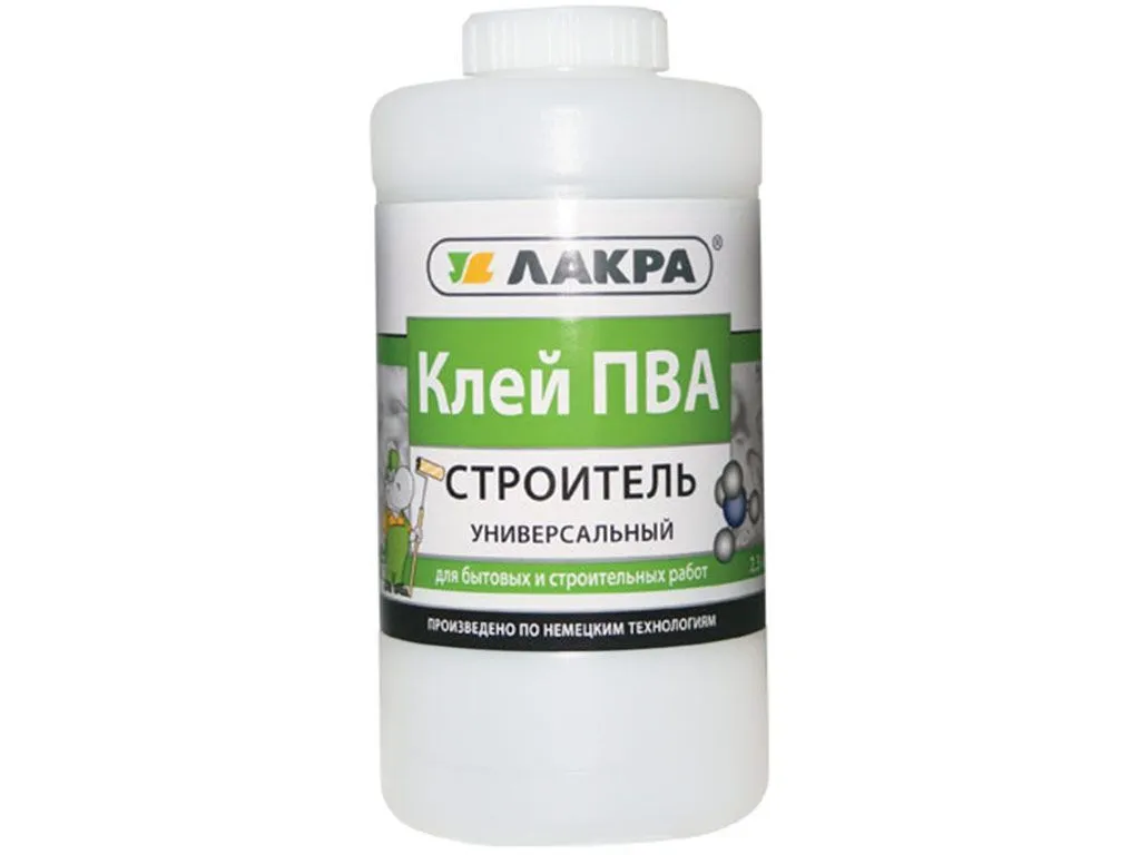 Клей ПВА-"Строитель"универсальный 2,3кг, ЛАКРА