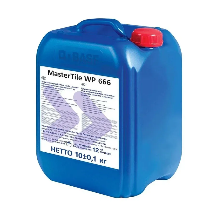 MasterTile WP 666 PART  Гидроизоляция (канистры комп.B)  10кг.