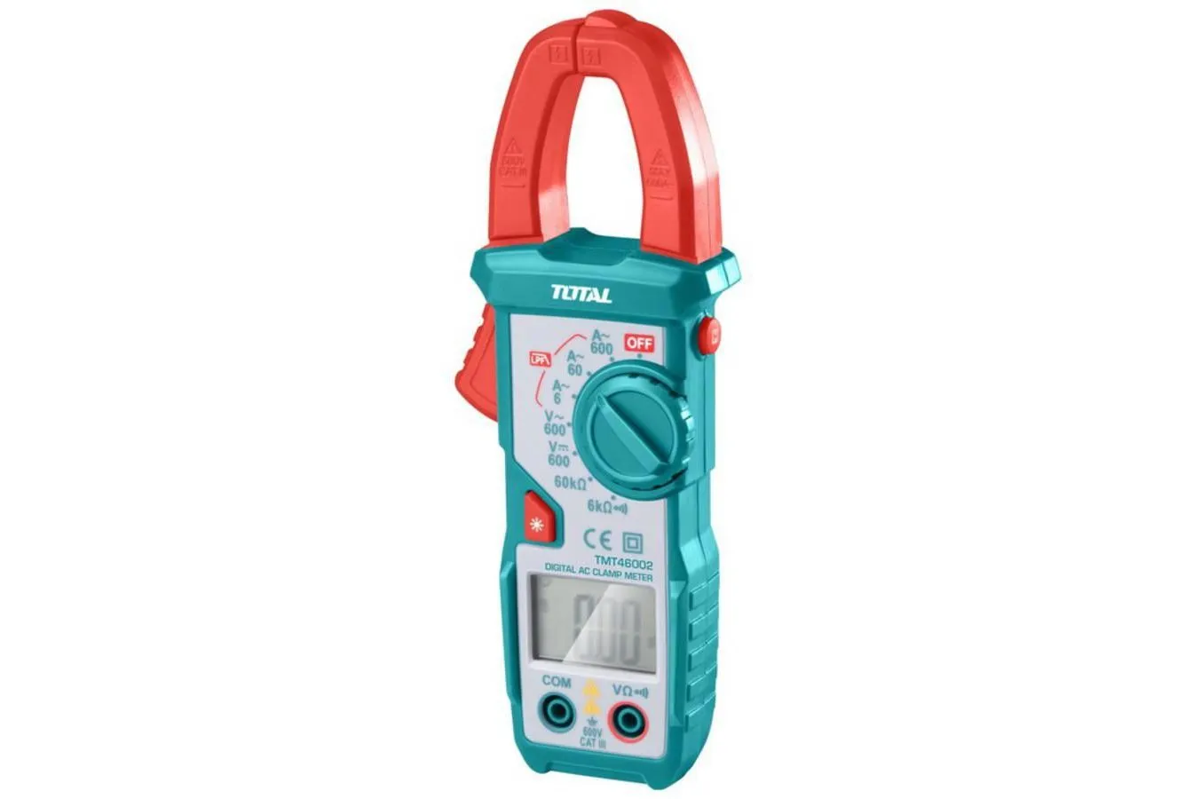 Мультиметр цифровой с клещями AC/DC TMT46003 "TOTAL" 