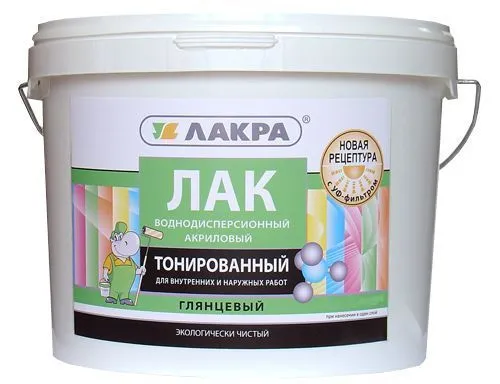 Лак тонированный,ЛАКРА 2,5,бесцветный(акриловый,воднодисперсионный)