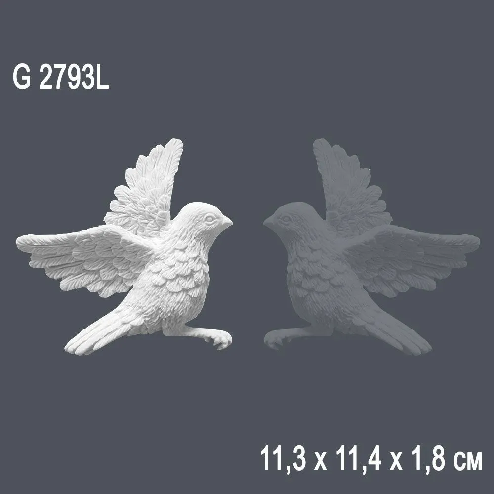 Орнамент G2793L (11.3x11.4x1.8см) (50)