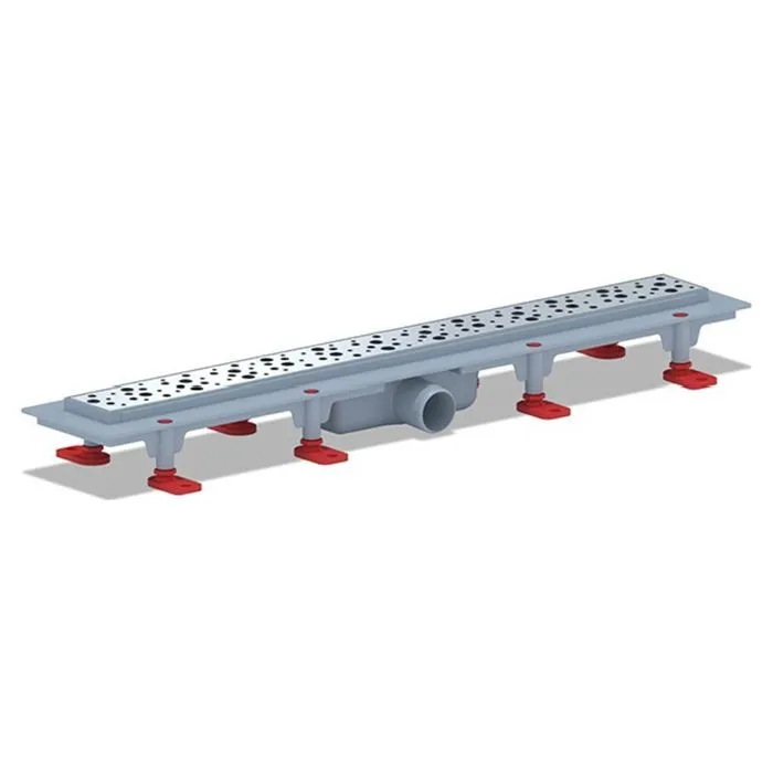 153 589 TL1365G ***Трап пластик.лин.вып 40 реш.нерж.сталь.глянец.Бриз 650