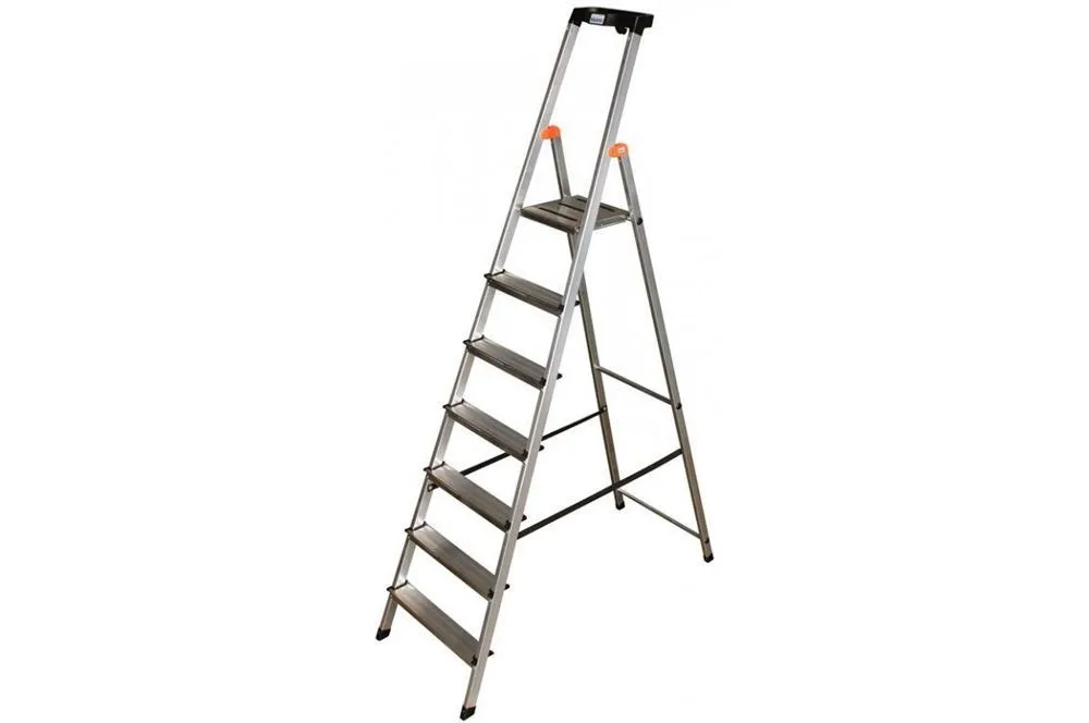 Ал. стремянка Safety 7S, Н=1,50/3,50м  (128973)