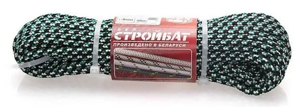 Шнур капрон.16-и прядный цветн. 4,0 мм (30 м) 272340