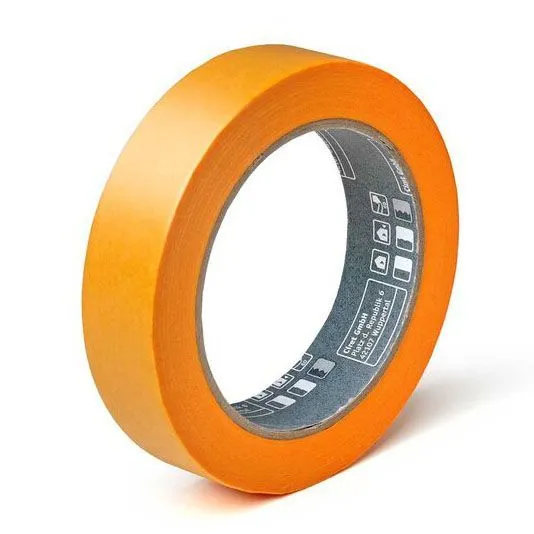 Лента рисовая 25ммx50м золотая акрил.клей, UV60,8,5мк, терм.60  96 05 25 02