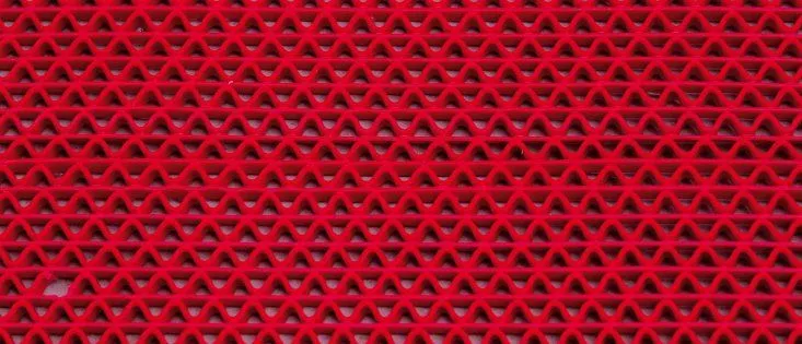 Дорожка PVC Aqua Step на входную группу  S- 8мм B-0,9м L -12м   Красная