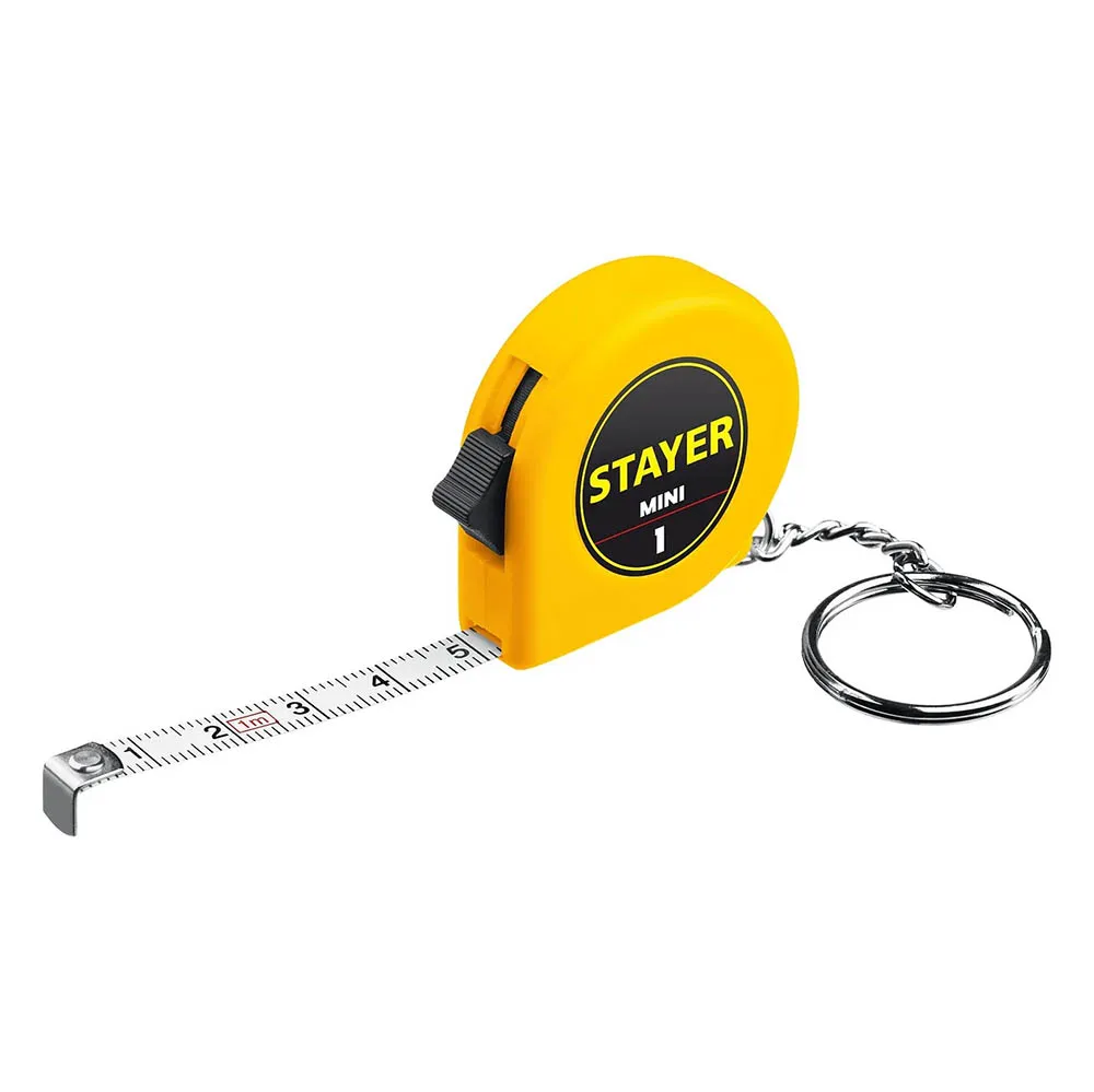 Рулетка-брелок STAYER "STANDART" MINI"  1м х 6мм 34140-1_z02