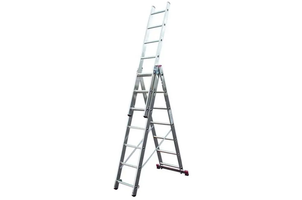 Ал. лестница Corda 3х7 Н=1,95/2,95/4,2м (010377)