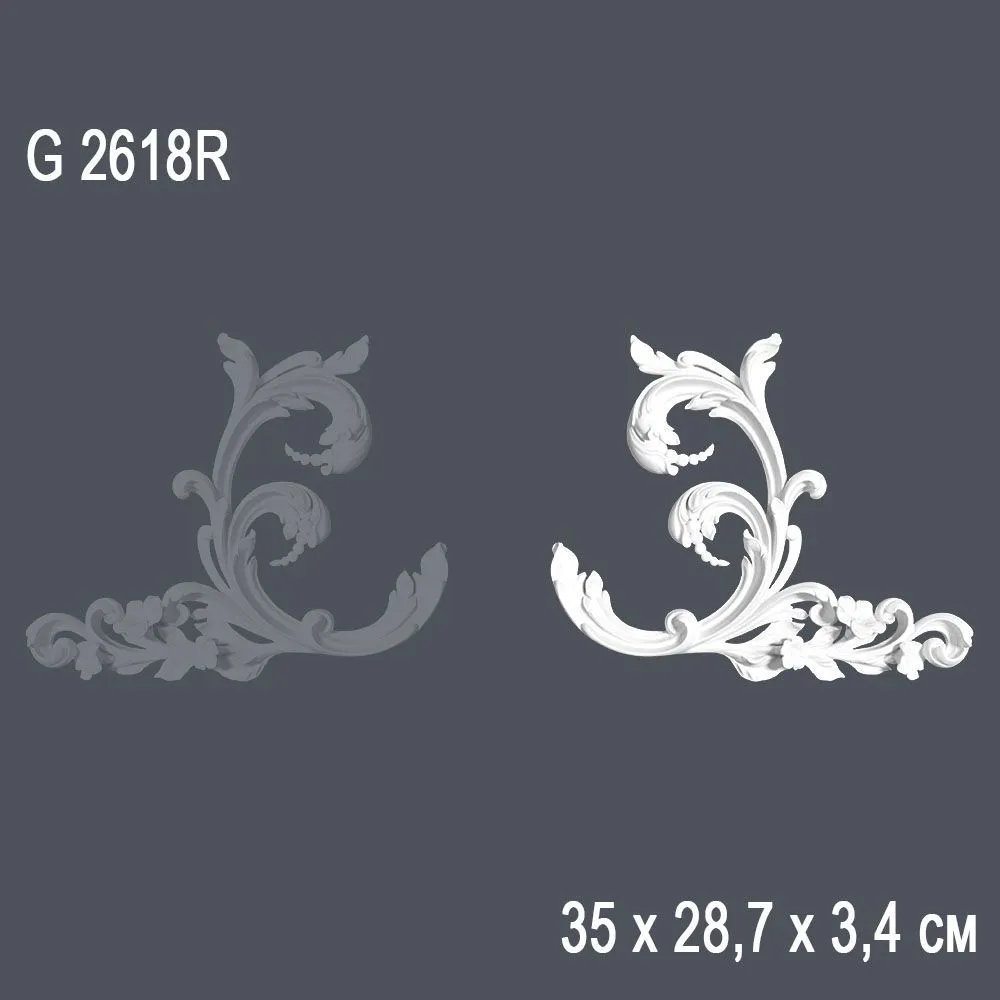Орнамент G2618R 35х28,7х3,4 см (20)