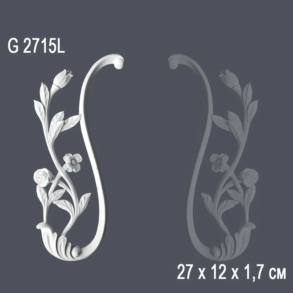 Орнамент G2715L 27х12х1.7см ()