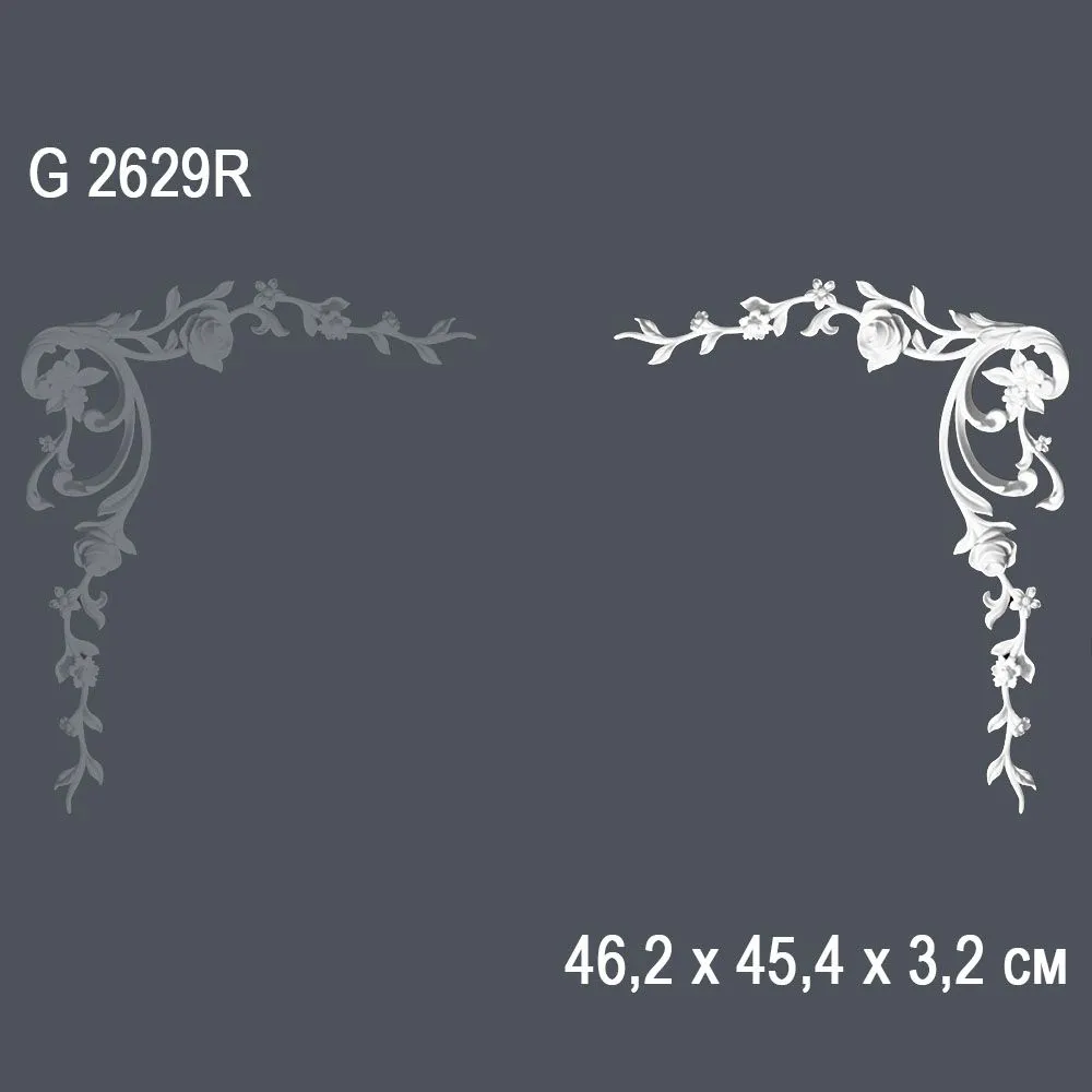 Орнамент G2629R 46.2х45.4х3.2см (20)