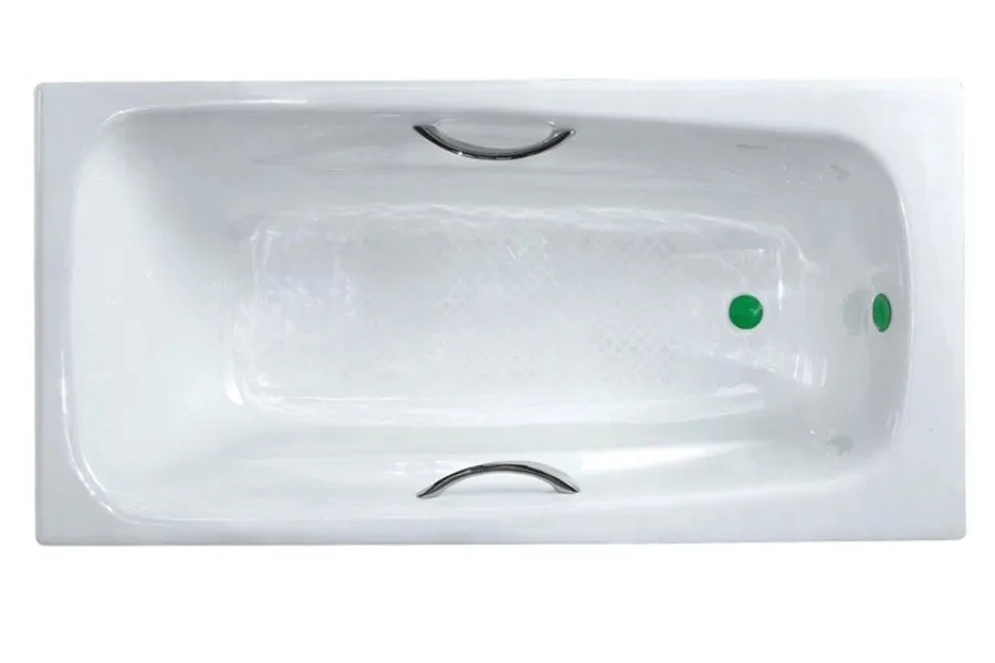 Ванна чугунная SW-015 1700*800*420 с ручками 1603L  Вес 120кг - 185л