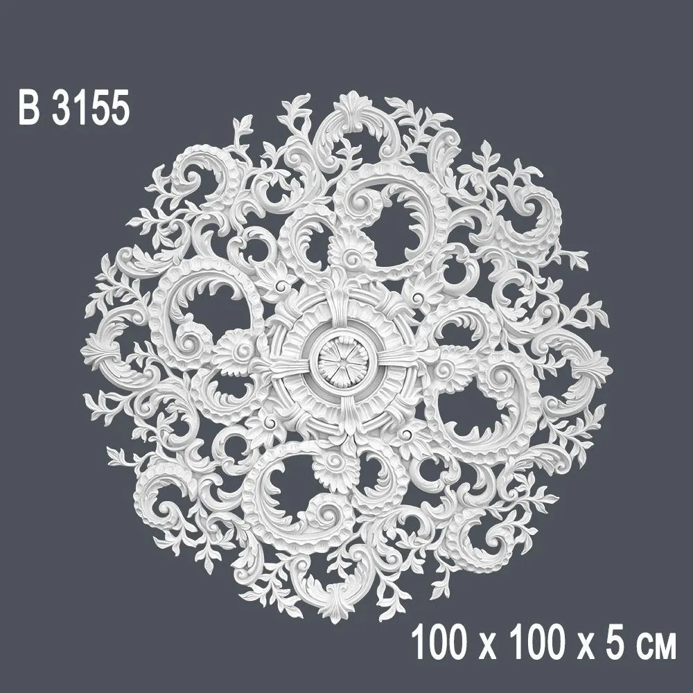 Декор. розетка В 3155 100х5cm (5)