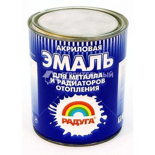 Эмаль для металла и радиаторов отопления "Радуга -178" полуматовая акриловая 3кг