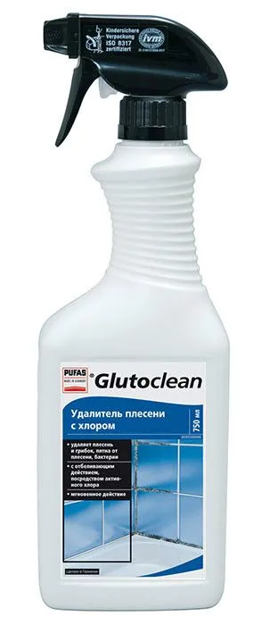 Средство PUFAS Glutoclean  удалитель плесени с хлором 750 мл