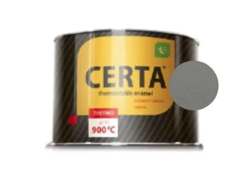 "CERTA" эмаль термост. антикоррозионная графит до 600°С (0,4кг)