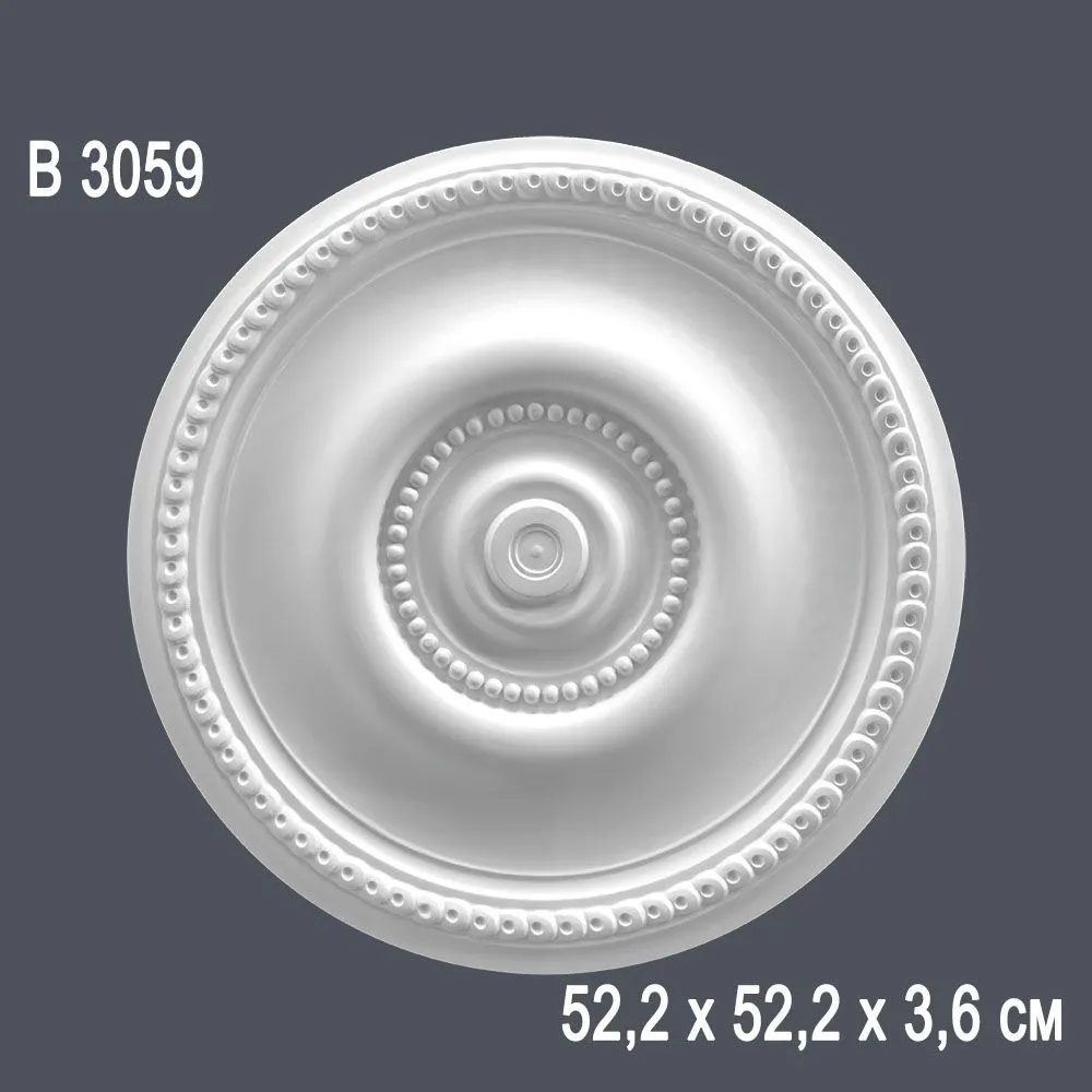 Декор. розетка В3059 52,2х52,2х3,6см (14)