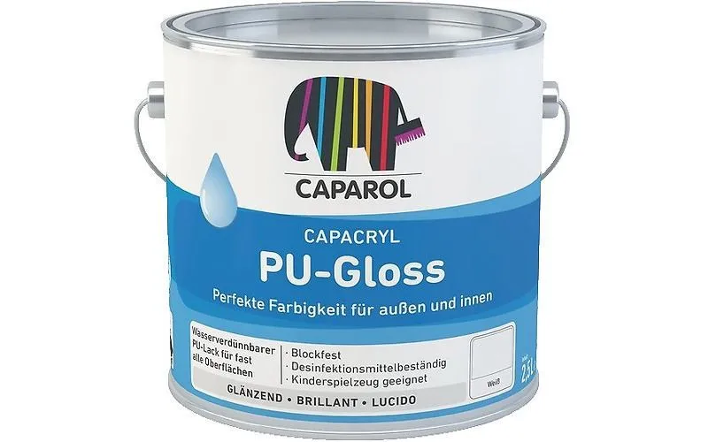 Эмаль полиуретан. акрил. Caparol Capacryl PU-Gloss База M-339 0,7л