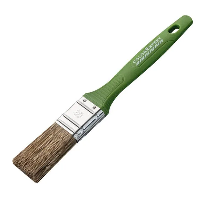 Кисть флейцевая 40мм, толщ 6, пласт. рук.,для гладких и шерох. поверхн,защита древисины 81464099