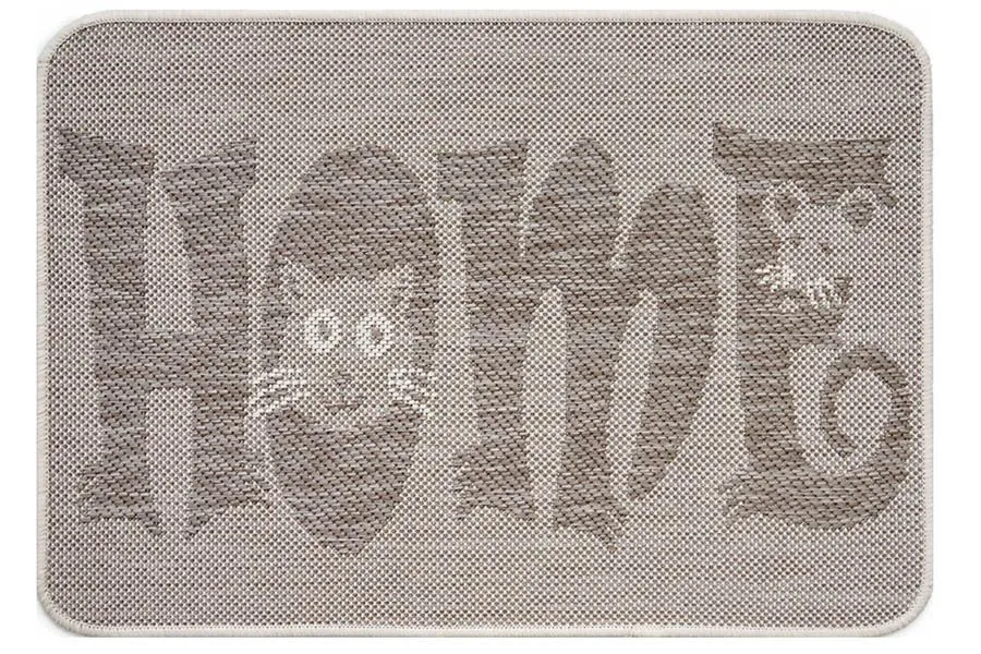 FLEX (Коврик) 05*0,8  HOME кот и мышь 19502/111 (BCF sisal)