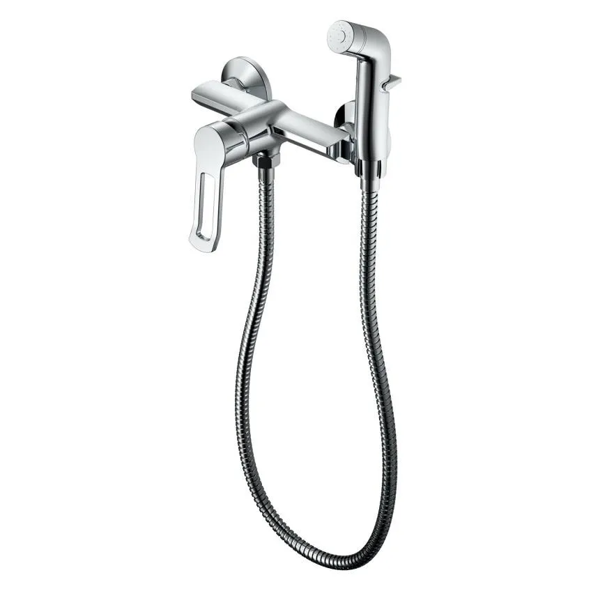 236 534  Смеситель с гигиеническим душем HAIBA HB55556 хром 