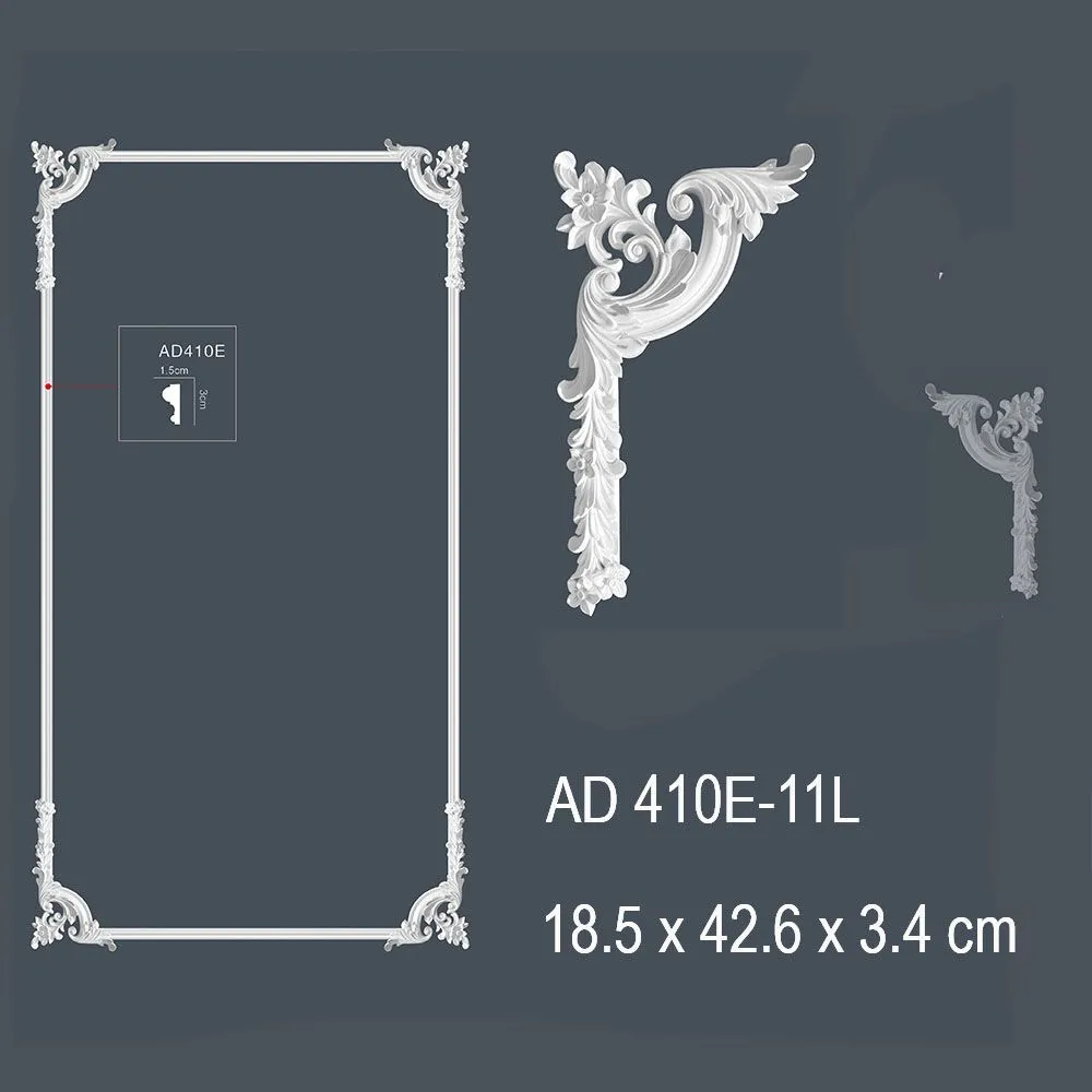 Декор профиль AD 410E-11L 18.5x42.6x3.4cm ()