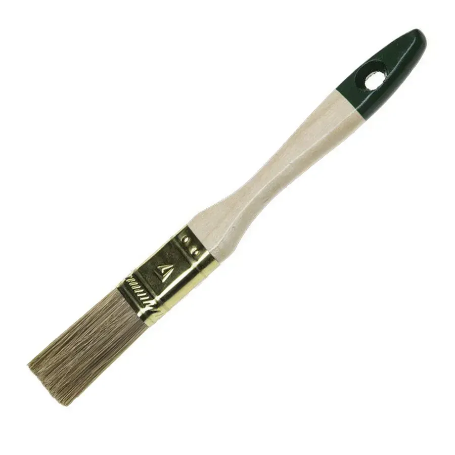 Кисть плоская STAYER "LASUR-STANDARD", смешанная(натур и искуств.)щетина,дерев ручка, 20мм01031-20