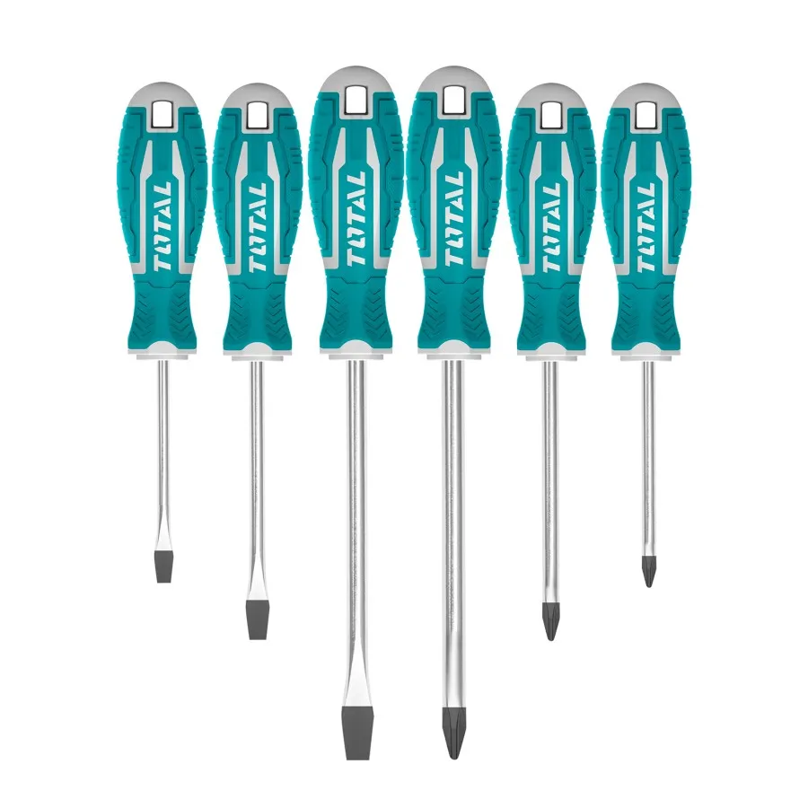 Набор отвёртка 6шт pcs screwdriver THT250606 "TOTAL"