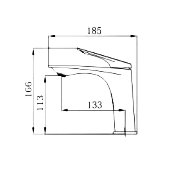 232 883 Смеситель для раковины HAIBA HB10816 хром
