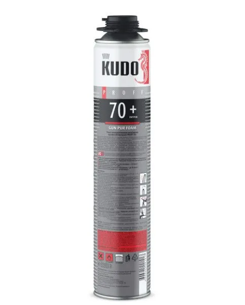 Пена полиуретановая монтажная KUDO PROFF 70+