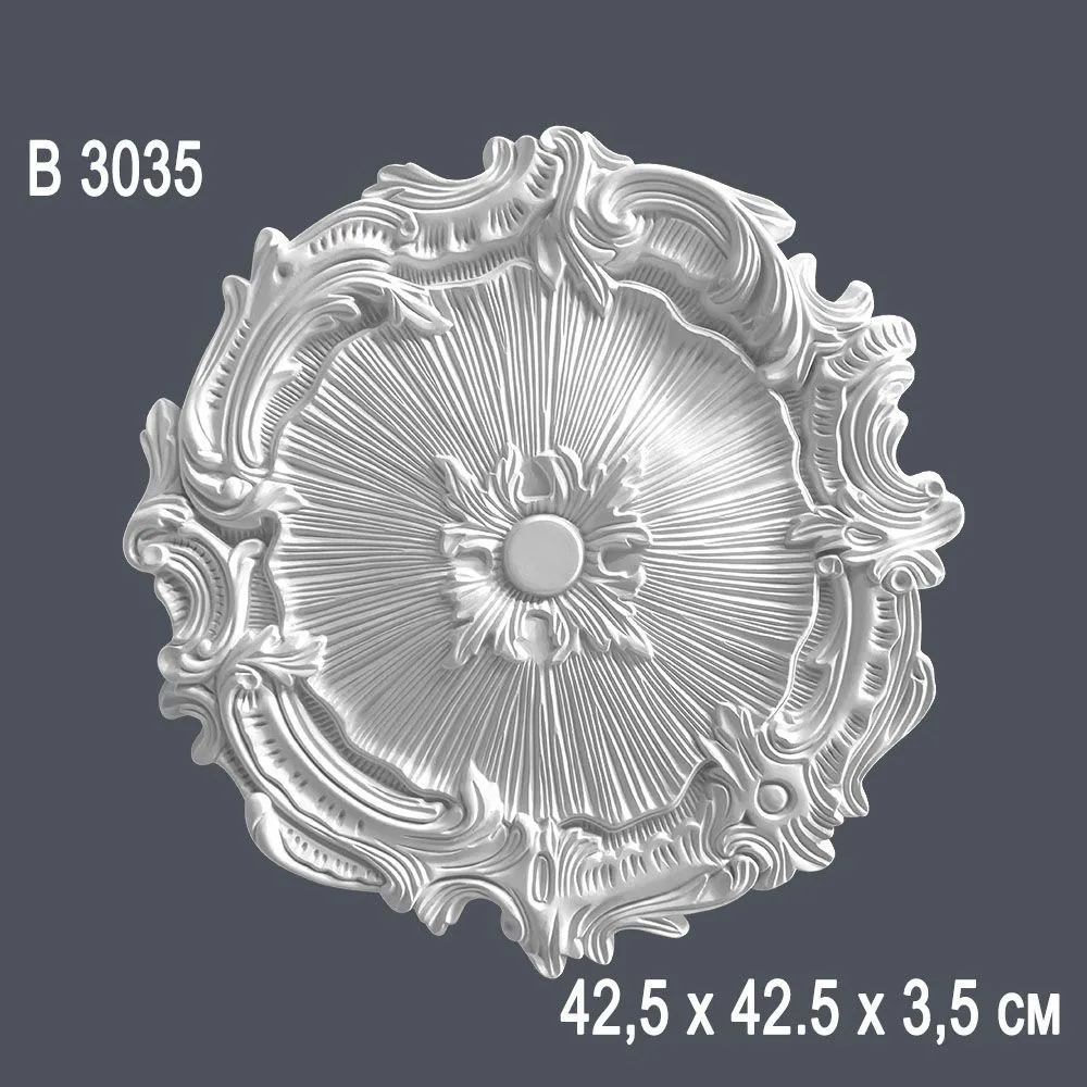 Декор розетка В3035 42,5х42.5х3,5cm (15)