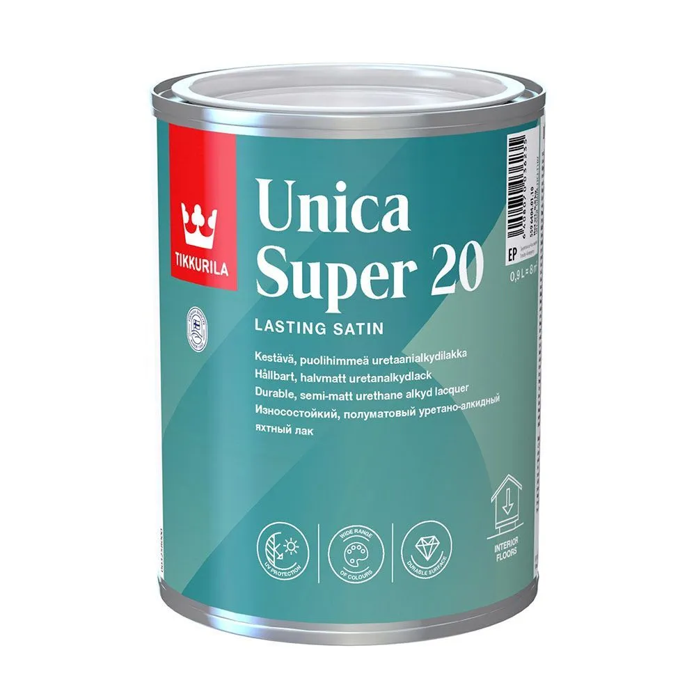UNICA SUPER 20 EP лак пол./мат. 0,9 л