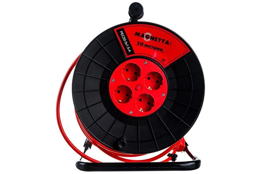 Удлинитель 1,5мм х 50м, Magnetta, PEC 50-3х1.5-A