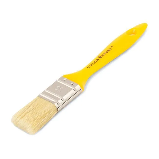 Кисть флейцевая 50мм, толщ 6,желт.пласт.ручка, нанесение лаков 81 34 50 99