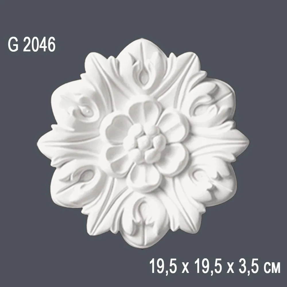 Декор. розетка  G2046 19,5х19,5х3,5см