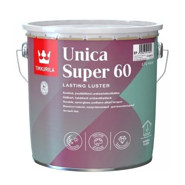 UNICA SUPER 60 EP лак пол./глян. 2,7л