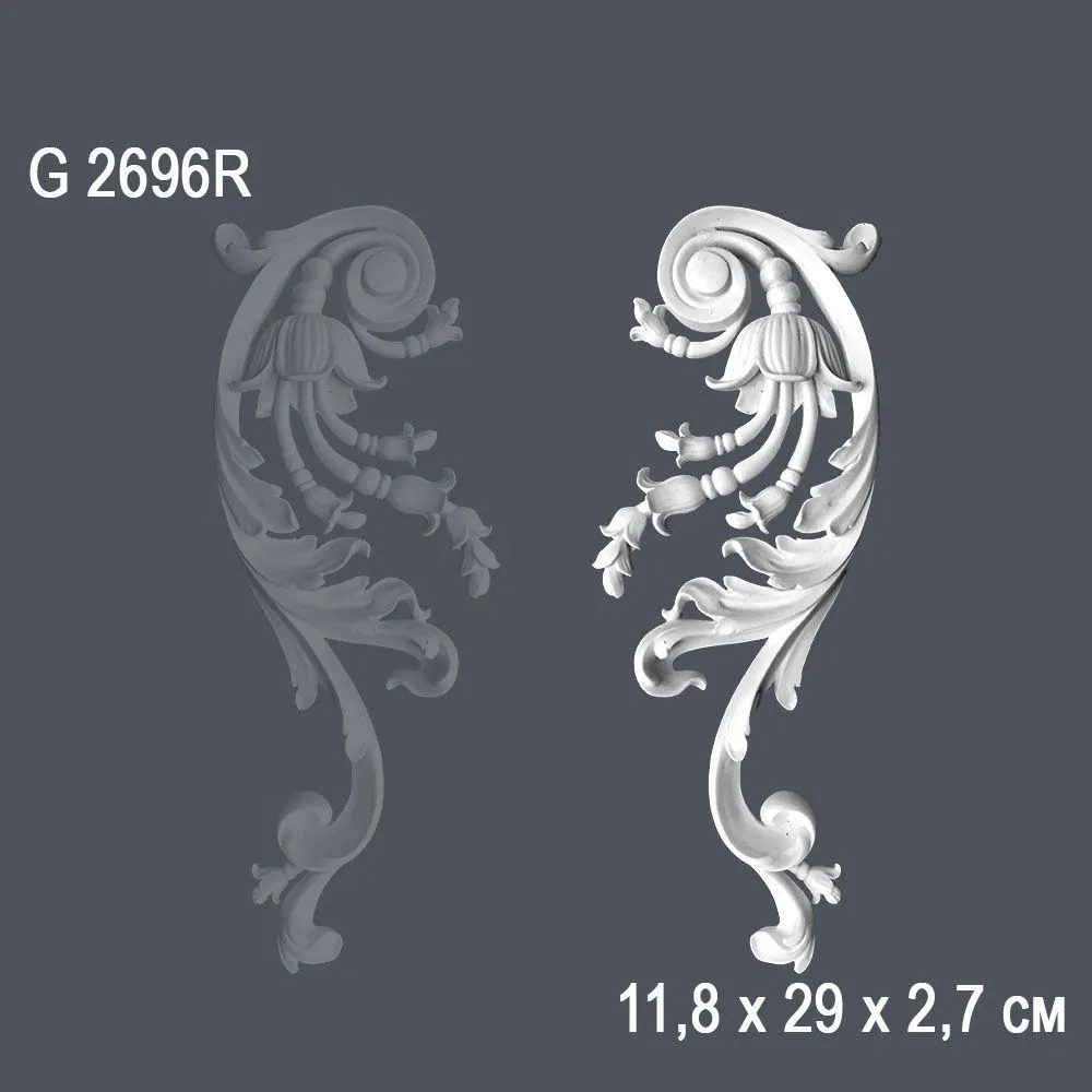 Орнамент G2696R 11.8х29х2.7см ()