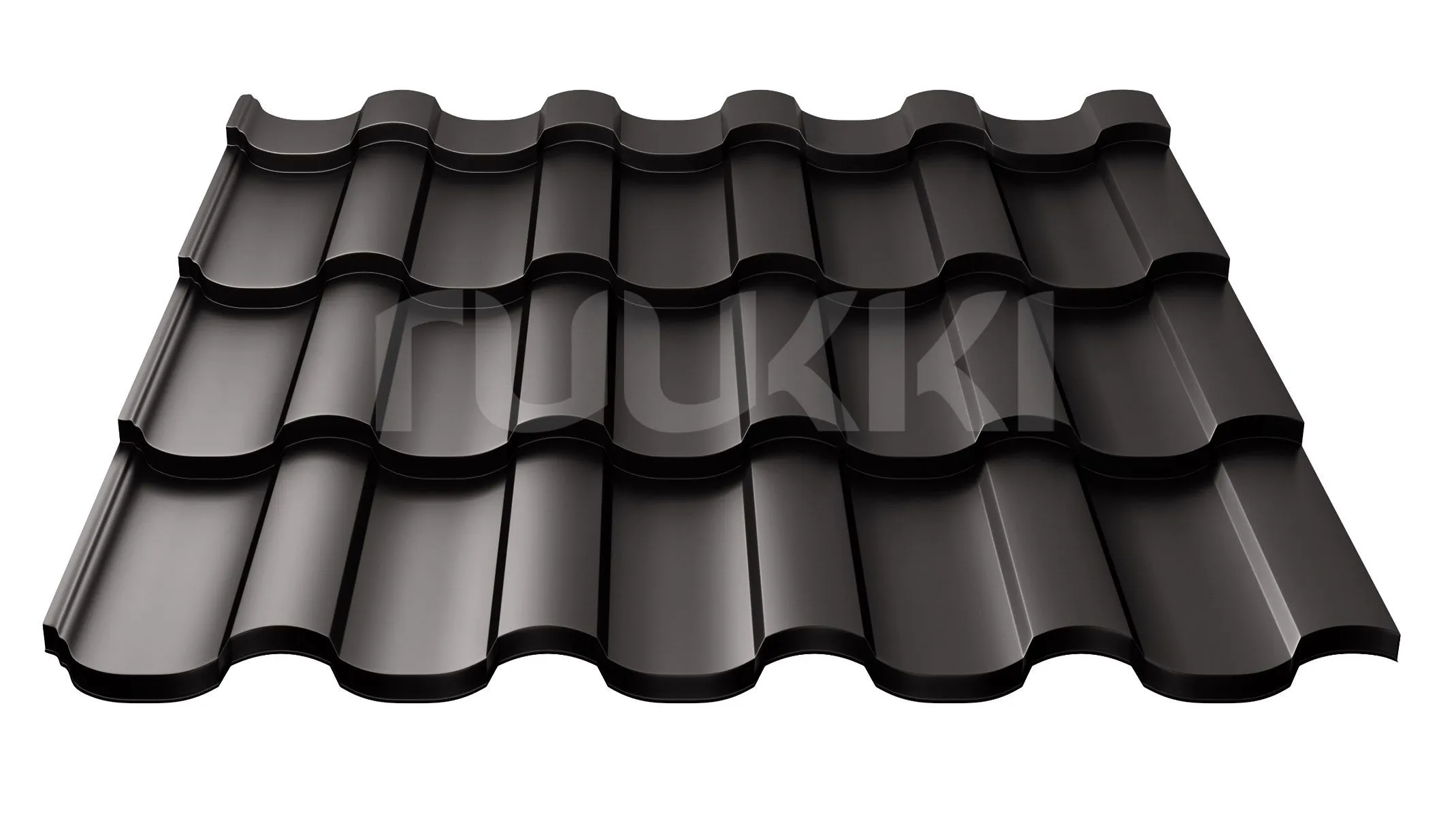 Металлочерепица Adamante Ruukki ROUGH MATT 1155x2200х0.50mm RR33/НОРДИЧЕСКАЯ НОЧЬ