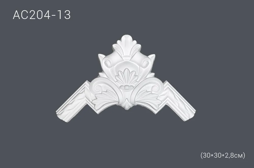 Декор профиль АС204-13 (угол) 30х30х2,8см (70)