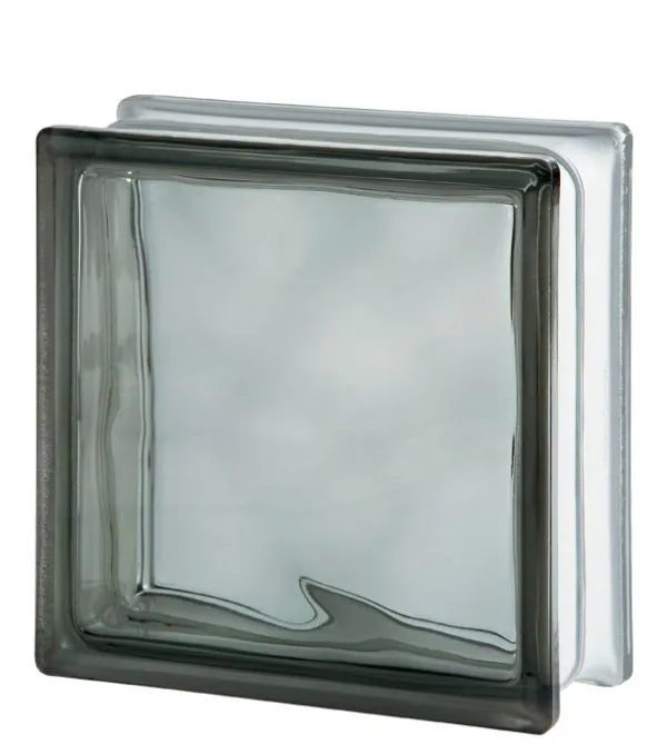 Стеклоблок Grey 1919/8 WAVE 122172