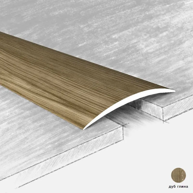 Самоклеющийся профиль 120-717Н  40 мм  1,35 м  дуб глина