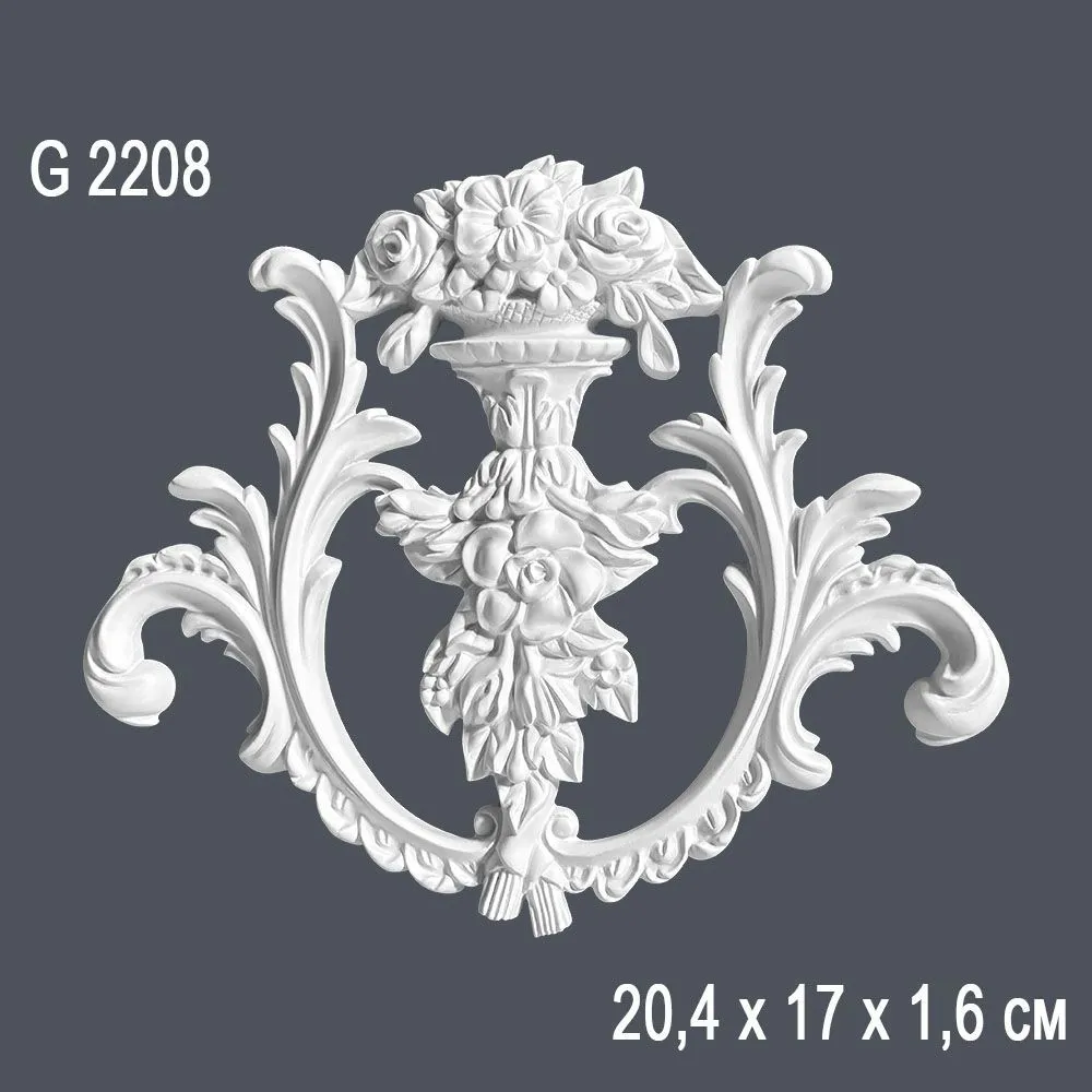 Орнамент G2208 20,4х17х1,6см (120)