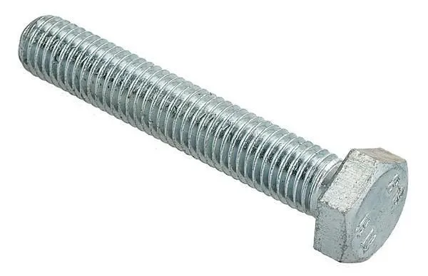 Болт DIN 933 М 6x 25 (белый цинк 6 шт) 016311